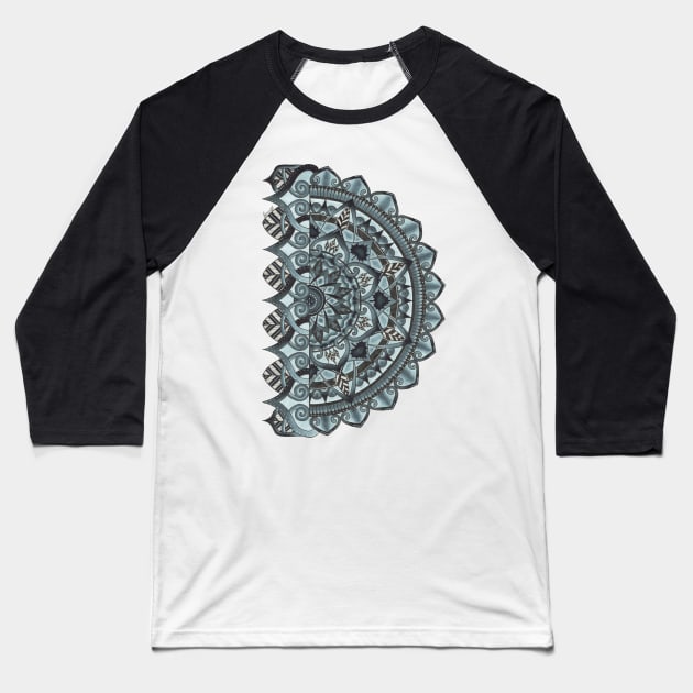 Half Geo Circle Baseball T-Shirt by SamuelJ